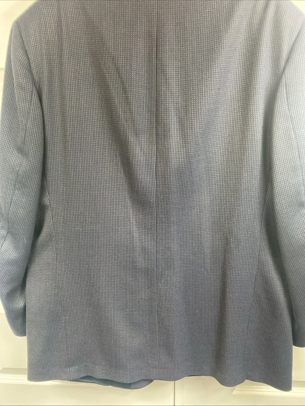 Vintage Givenchy Monsieur Blazer Suit Jacket Made USA 48L Textures Micro Dots